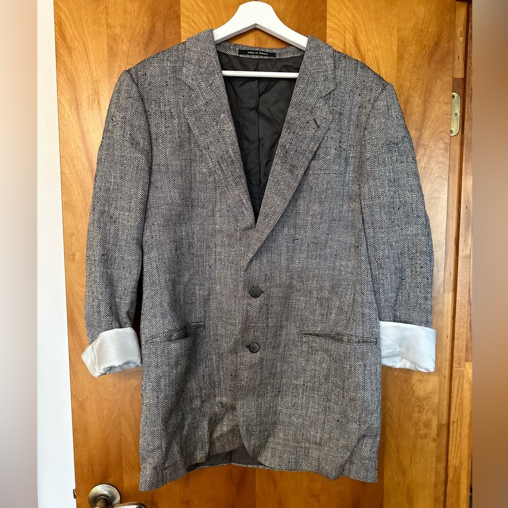 Guy Laroche oversized tweed blazer